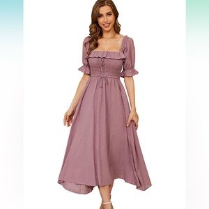 Cottagecore MIDI Dress